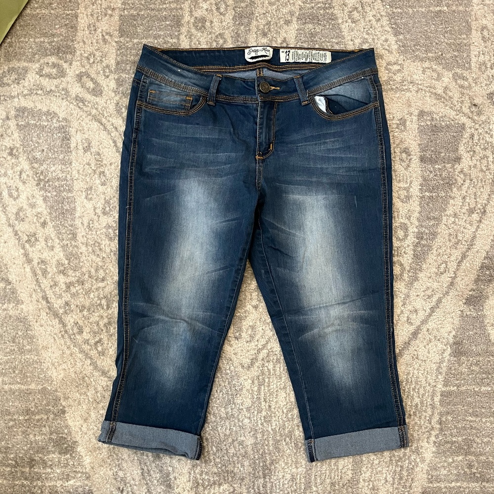 Indigo Rein cropped jean